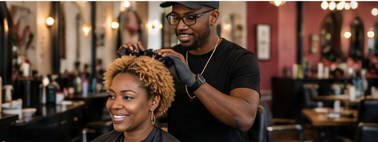 A salon professional building a lasting client relationship