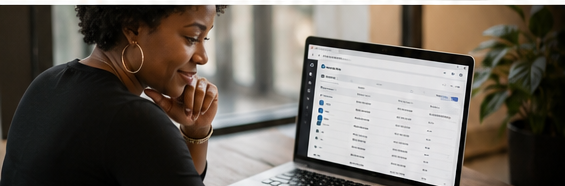 A salon using email and SMS to communicate with clients